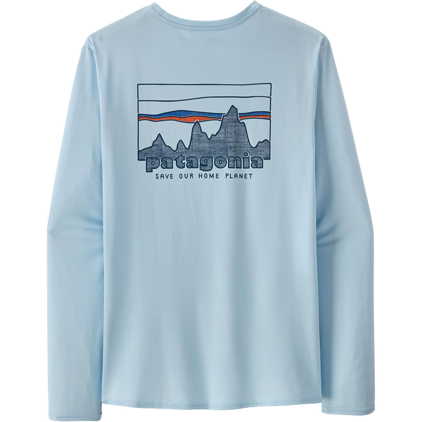 ◆Patagonia◆ Men's Long Sleeved Capilene Cool Daily Graphic Men's Long-Sleeved Capilene® Cool Daily Graphic Shirt