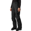 Helly Hansen Women's Switch Cargo Insulated Pant in 990 Black with model front left