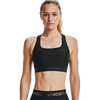 Under Armour Women's Crossback Mid Bra in Black