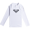 Youth Whole Hearted Long Sleeve Rashguard in Bright White
