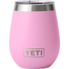 Yeti Rambler Wine Tumbler + MagSlider Lid 10oz in Power Pink
