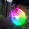 Nite Ize Flashflight Light Up Flying Disc lit up