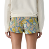 Patagonia Women's Barely Baggies Short 2.5" in FLRA-Florish: Abundant Blue on model back