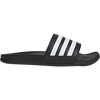 Adidas Men's Adilette Comfort in Black/White/Black right profile