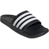 Adidas Men's Adilette Comfort in Black/White/Black right front