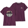Patagonia Women's Skyline Stencil Responsibili-Tee in Night Plum