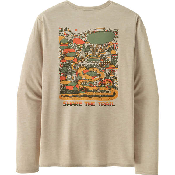 Men's Long-Sleeved Capilene Cool Daily Graphic Shirt - Lands