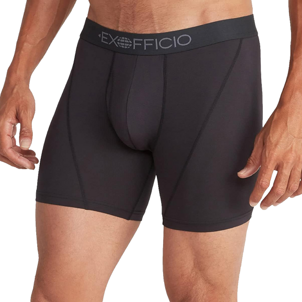 thumbnail image 2 of Ultimate Comfort: ExOfficio Give-N-Go 2.0 Sport Mesh 3-Pack Boxer Briefs – Steel Onyx/Black, Men’s 2 of 5