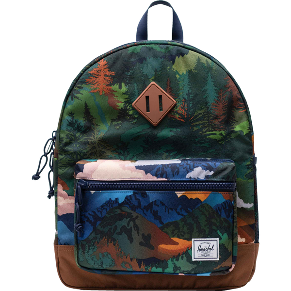 Herschel Supply Co | Herschel Heritage Backpack | Kids | BLACK/SADDLE Brown