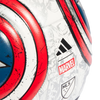 adidas MLS Marvel Captain America Training Ball logo