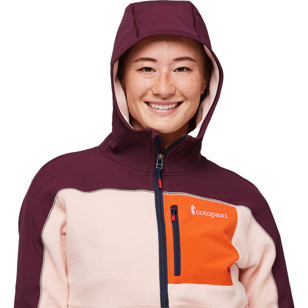 Women's Abrazo Hooded Full Zip Fleece Jacket Sports Basement