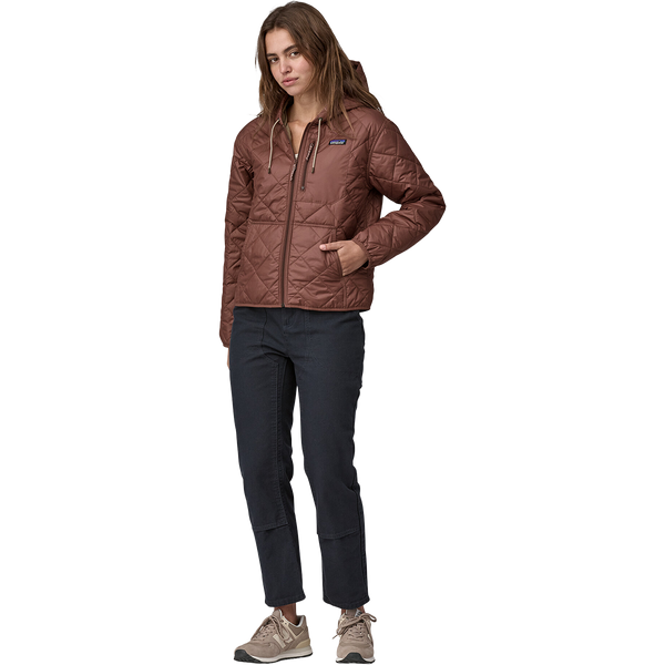 Women's Diamond Quilt Bomber Hoody