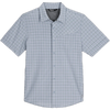 Outdoor Research Astroman Short Sleeve Sun Shirt in Galactic Plaid