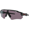 Oakley Radar EV Path - Matte Black / Prizm Grey 3/4 view
