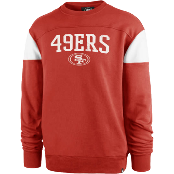 47 Brand 49ers GROUNDBREAK Onset Crew | QP-Racer Red | L Sports Basement