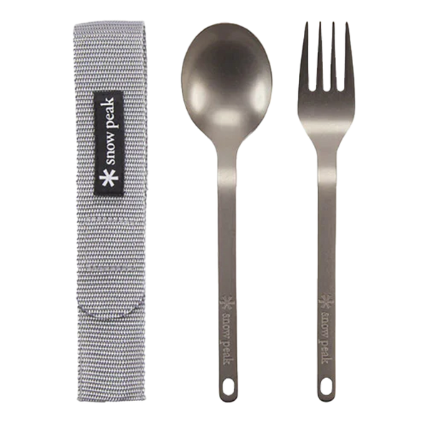 Titanium Fork & Spoon Set – Sports Basement