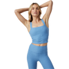 Vuori Women's Elevation Square Neck Tank in Isle Blue Heather