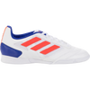 Adidas Youth Super Sala 2 in White/Solar Red/Lucid Blue right profile