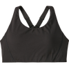 Patagonia Women's Shadowlite Mid-Impact Adjustable Bra in Black