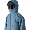 686 Men's Hydra Thermagraph Jacket in SRBC-Stellar Blue Colorblock hood