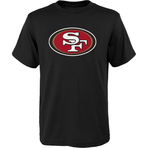 Youth 49ers Primary Logo Short Sleeve Cotton Tee