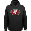 Outerstuff Youth 49ers Primary Logo Hoodie in Black