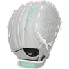 Rawlings Youth Sure Catch Infield - 11.5" Basket Web in Gray/Mint