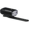 Lezyne Lite Drive 1200+ Satin Black front right with mount strap