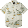 Quiksilver Men's Apero Classic Short Sleeve in Silver Birch front
