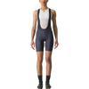 Castelli Women's Prima Bibshort in Dark Night Shade/Black
