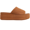 Free People Women's Harbor Flatform Sandals in Tan