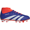 Adidas Youth Predator Club Sock FxG in Lucid Blue/White/Solar Red