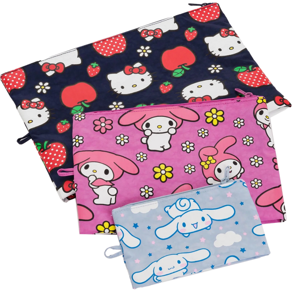 Hello Kitty x Baggu Go shops Pouch set