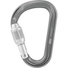 Petzl Attache Screw-Lock in Grey unlocked