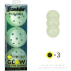 Franklin Sports Glow In The Dark Recreation Pickleball - 3 Pack