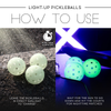 Franklin Sports Glow In The Dark Recreation Pickleball - 3 Pack