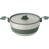 Sea to Summit Detour Stainless Collapsible Pot 3 L in Laurel Wreath Green