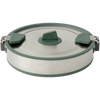 Sea to Summit Detour Stainless Collapsible Pot 3 L in Laurel Wreath Green collapsed