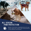 Musher’s Secret Dog Paw Wax on dogs  in varied locations