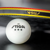 STIGA 3-Star Table Tennis Balls on table