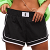 Free People Women's Varsity Blues Shorts in Black