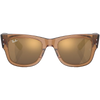Ray Ban Mega Wayfarer in Transparent Brown/Gold front