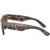 Ray Ban Mega Wayfarer in Transparent Brown/Gold left profile