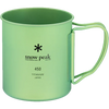 Snow Peak Ti-Single 450 Anodized Cup in Green