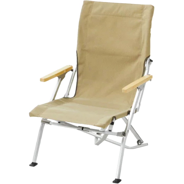 BALLISTICS◇LOWER CHAIR◇COYOTE snowpeak Luxury Low Beach Chair - Chairs - Snow Peak | Snow Peak