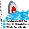 Big Mouth Shark Pool Lounger Float details