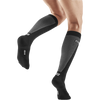 CEP Compression Men's UltraLight Tall Compression Socks in Black/Grey back on model