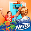 Franklin Sports Nerf Pro Hoop in Orange action