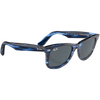 Ray Ban Original Wayfarer Bio-Based in Striped Blue/Blue front right