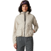 Mountain Hardwear Women's Stryder Fullzip Hoody in Oyster Shell
